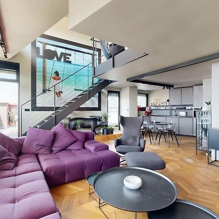 Апартаменти Stylovy Loft S Ohromnou Terasou Братислава Екстер'єр фото