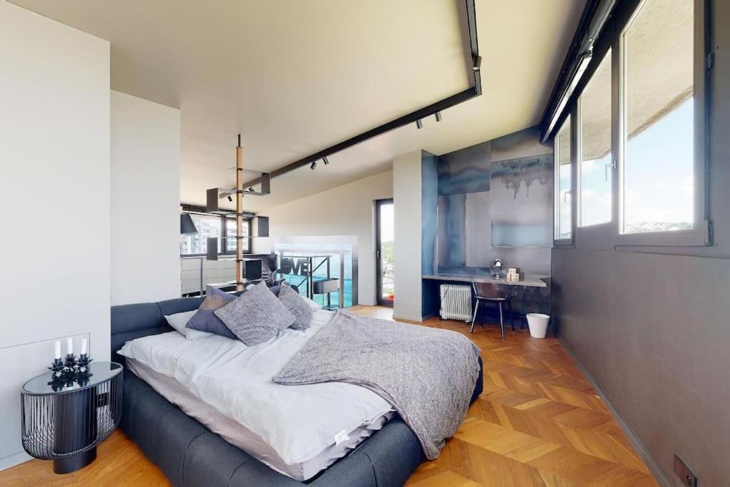 Апартаменти Stylovy Loft S Ohromnou Terasou Братислава Екстер'єр фото