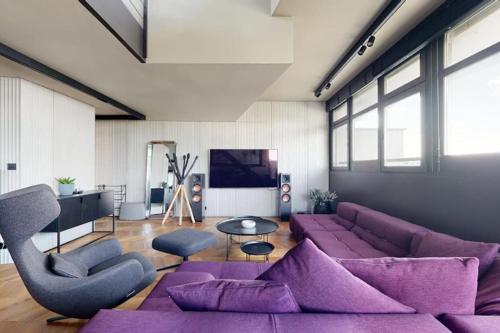Апартаменти Stylovy Loft S Ohromnou Terasou Братислава Екстер'єр фото